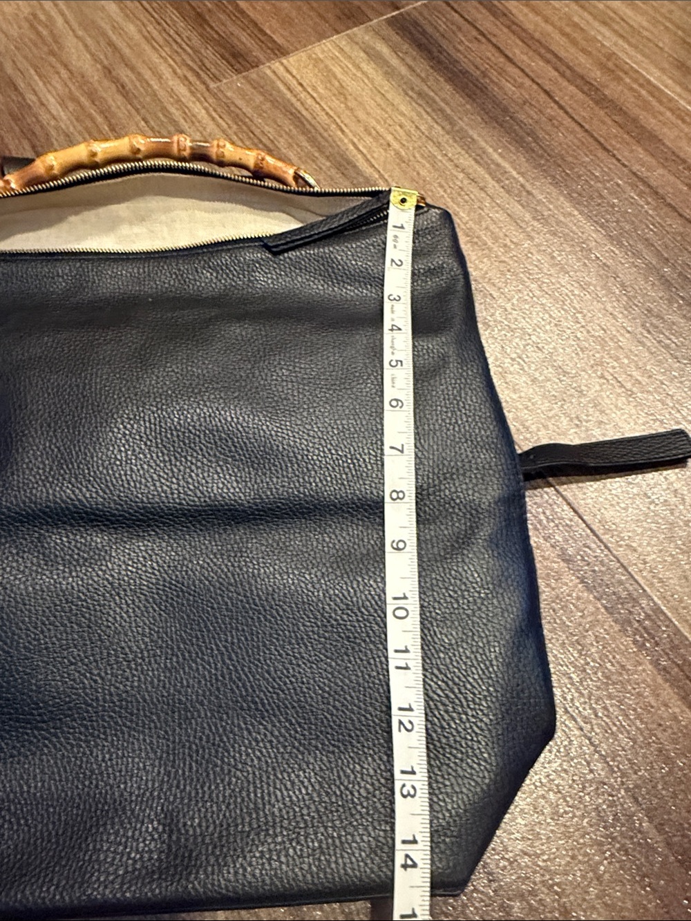 NWOT Bamboo ELISABETTA ITALIAN LEATHER BACKPACK - Picture 5 of 6